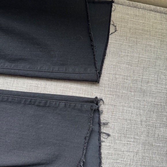 Mother The Insider Crop Step Fray Black Size 27 - Picture 8 of 9